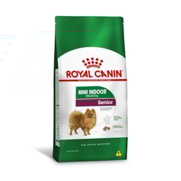 Ração Royal Canin Mini Indoor Sênior à Partir 8 Anos 2,5 KG