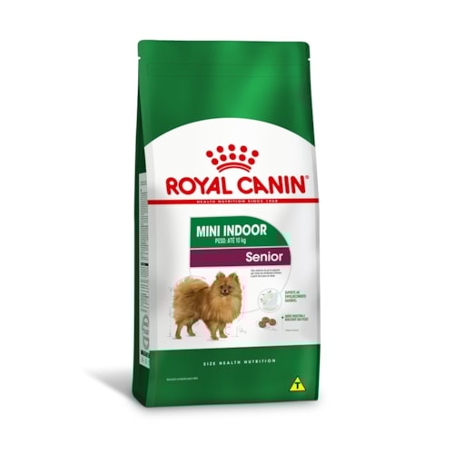 Ração Royal Canin Mini Indoor Sênior à Partir de 8 Anos