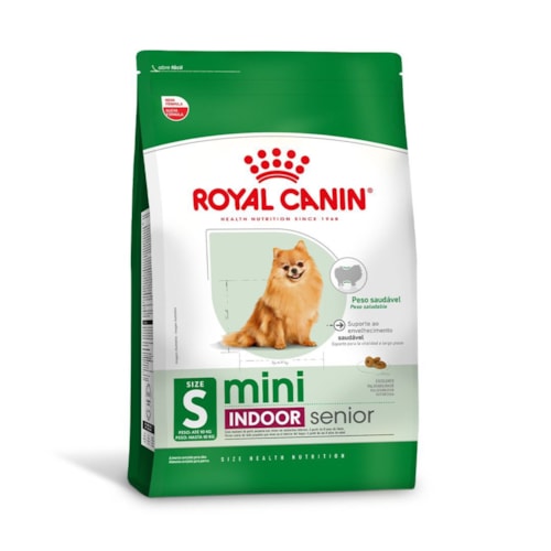 Ração Royal Canin Mini Indoor Sênior à Partir de 8 Anos