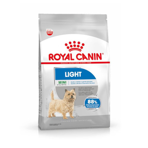 Ração Royal Canin Mini Light Cães Adultos Cães com Tendência à Obesida 2,5 KG