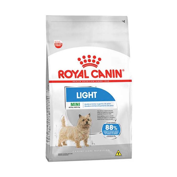Ração Royal Canin Mini Light Cães Adultos Cães com Tendência à Obesida 2,5 KG