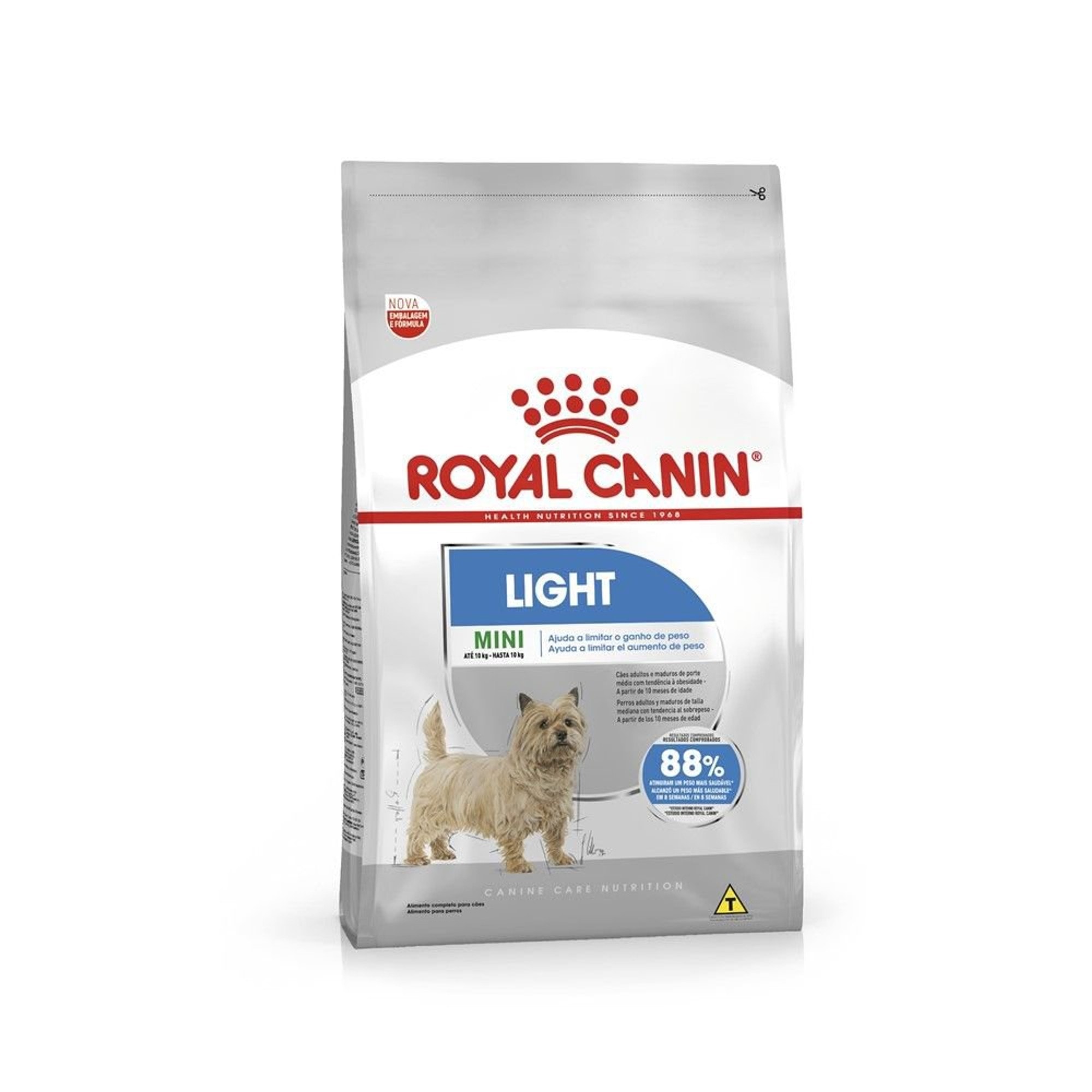 Ração Royal Canin Mini Light Cães Adultos com Tendência à Obesida