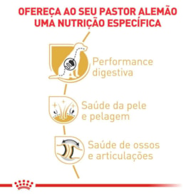 Ração Royal Canin para Pastor Alemão Adulto 10,1KG - imagem adicional