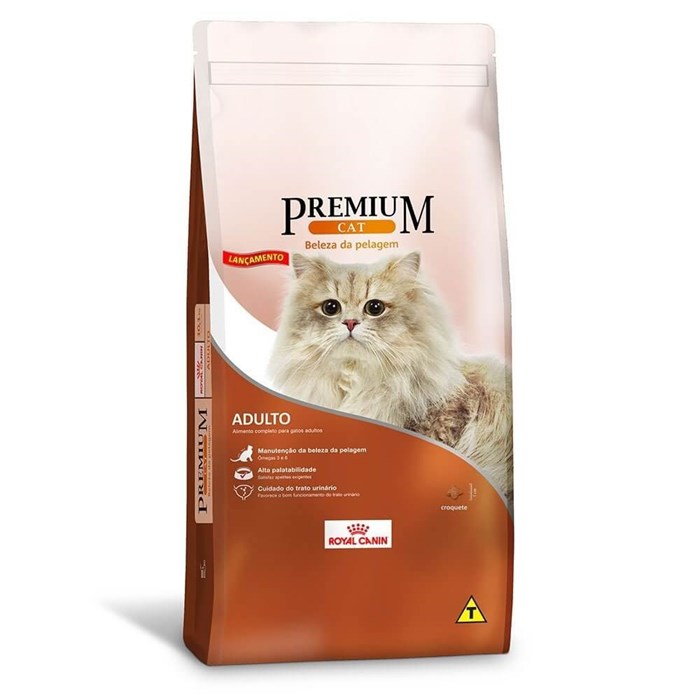 Ração Royal Canin Premium Cat Beleza da Pelagem Gatos Adultos 1,0 kg