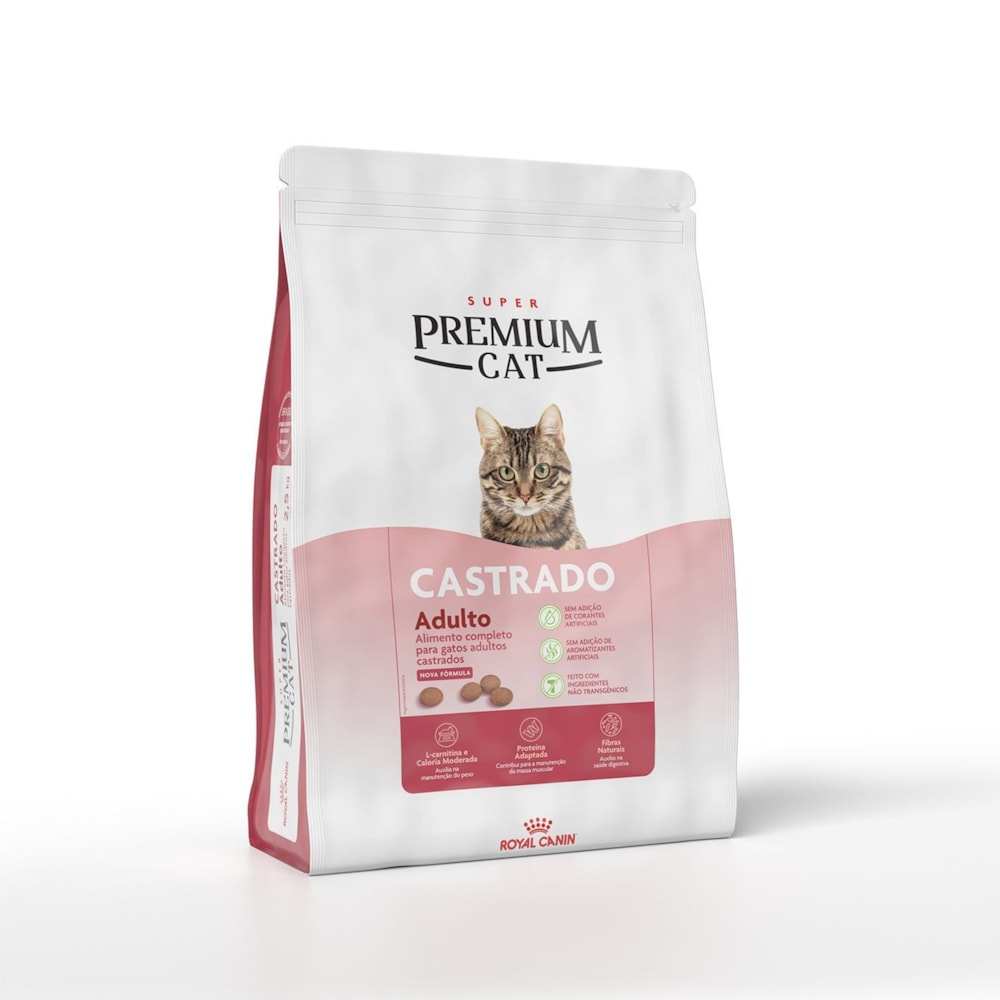 Ração Royal Canin Premium Cat Gatos Castrados 1,0 kg