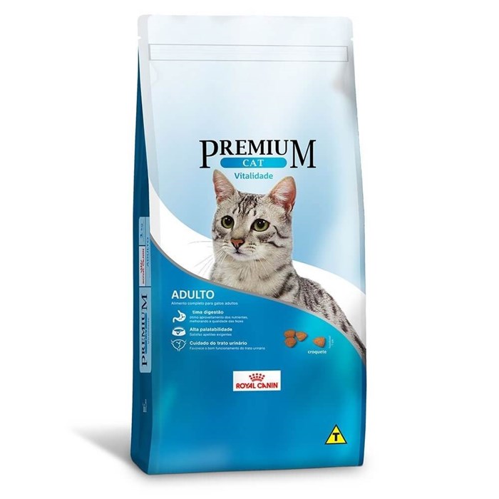 Ração Royal Canin Premium Cat Vitalida Gatos Adultos 1,0 kg