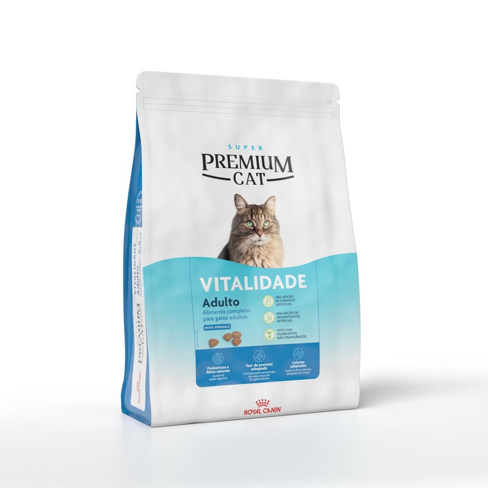 Ração Royal Canin Premium Cat Vitalida Gatos Adultos 10,1 kg