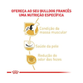 Ração Royal Canin Raças Bulldog Francês Adulto 2,5 KG - imagem adicional