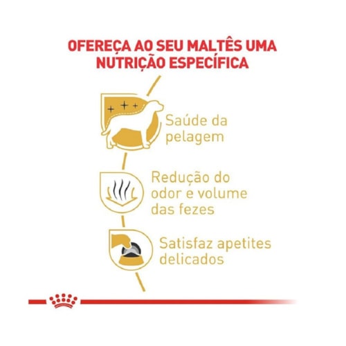 Ração Royal Canin Raças Maltês Adulto 1,0 kg - imagem adicional