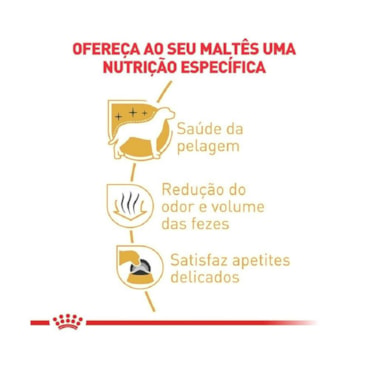 Ração Royal Canin Raças Maltês Adulto 2,5 KG - imagem adicional