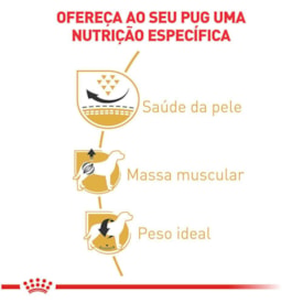 Ração Royal Canin Raças Pug Adulto 2,5 KG - imagem adicional