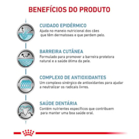 Ração Royal Canin Skin Care Adult Small Dog Auxilia no Controle da Queda Pelos 7,5 kg - imagem adicional