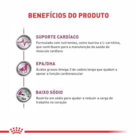 Ração Royal Canin Vet Diet Canine Cardiac Axilia na Função Cardíaca 2,0 kg - imagem adicional