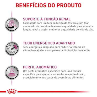 Ração Royal Canin Vet Diet Canine Renal Special Cães 2,0 kg - imagem adicional