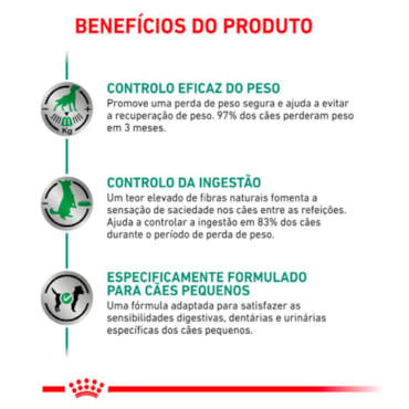 Ração Royal Canin Vet Diet Canine Satiety Small Dog 7,5 kg - imagem adicional