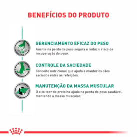 Ração Royal Canin Vet Diet Canine Satiety Support 1,5 kg - imagem adicional