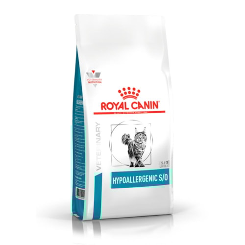 Ração Royal Canin Vet Diet Feline Hypoallergenic S/O Gatos Adultos 1,5 kg