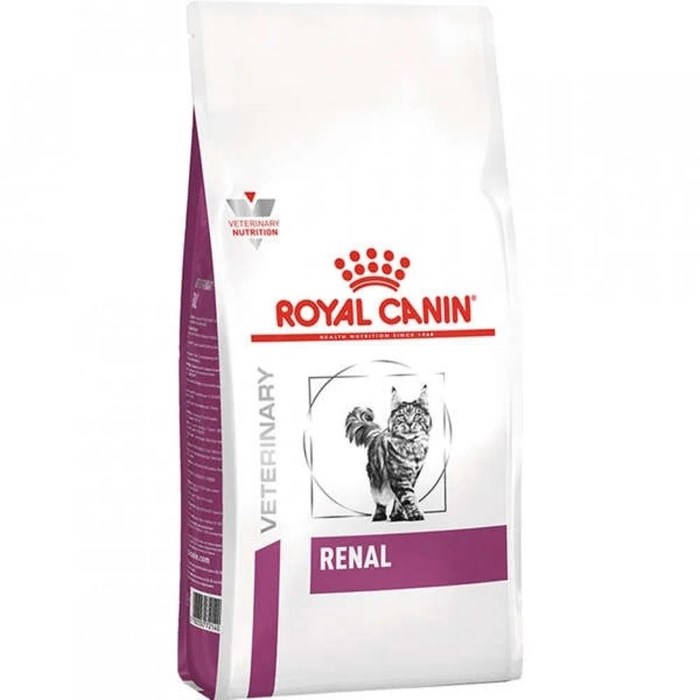 Ração Royal Canin Vet Diet Feline Renal Suporte a Função Renal Gatos Adultos 0,5 kg