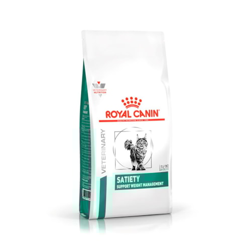 Ração Royal Canin Vet Diet Feline Satiety Auxílio no Controle do Peso Gatos Adultos 1,5 kg