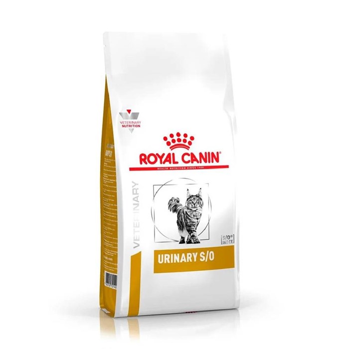 Ração Royal Canin Vet Diet Feline Urinary S/O Dissolução Cálculos Urinários 0,5 kg