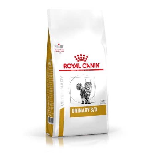 Ração Royal Canin Vet Diet Feline Urinary S/O Dissolução Cálculos Urinários 10,1 kg