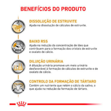 Ração Royal Canin Vet Diet Urinary S/O Small Dog Auxiliar a Dissolução Cálculos Urinários 2,0 kg - imagem adicional