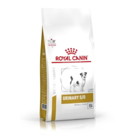 Ração Royal Canin Vet Diet Urinary S/O Small Dog Auxiliar a Dissolução Cálculos Urinários 7,5 kg