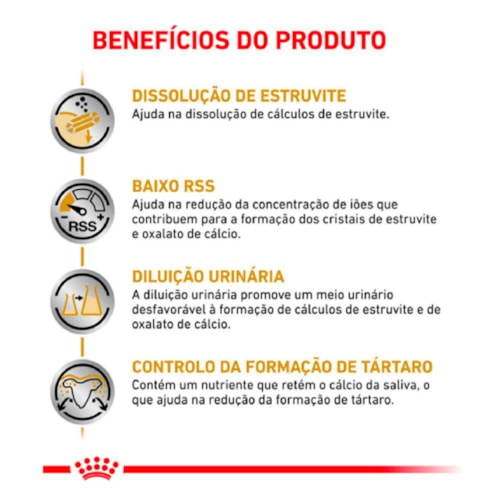Ração Royal Canin Vet Diet Urinary S/O Small Dog Auxiliar a Dissolução Cálculos Urinários 7,5 kg - imagem adicional