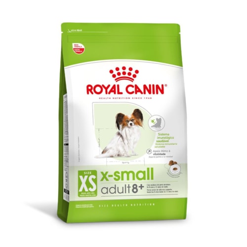 Ração Royal Canin X-Small Adulto 8+ Cães a Partir 8 Anos 2,5 KG