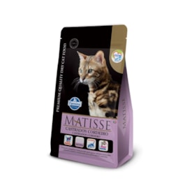 Ração Seca Farmina Matisse para Gatos Adultos Castrados de Todas as Raças Sabor Cordeiro e Arroz 2Kg