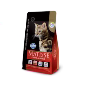 Ração Seca Farmina Matisse para Gatos Adultos de Todas as Raças Sabor Carne e Arroz 2Kg