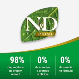 Ração Seca Farmina N&D Prime para Cães Filhotes de Raças Mini e Pequenas Sabor Cordeiro e Blueberry 800g - imagem adicional