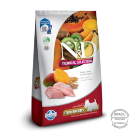 Ração Seca Farmina N&D Tropical para Cães Adultos de Raças Mini e Pequenas Sabor Frango, Cereais e Frutas Tropicais 2Kg - imagem adicional