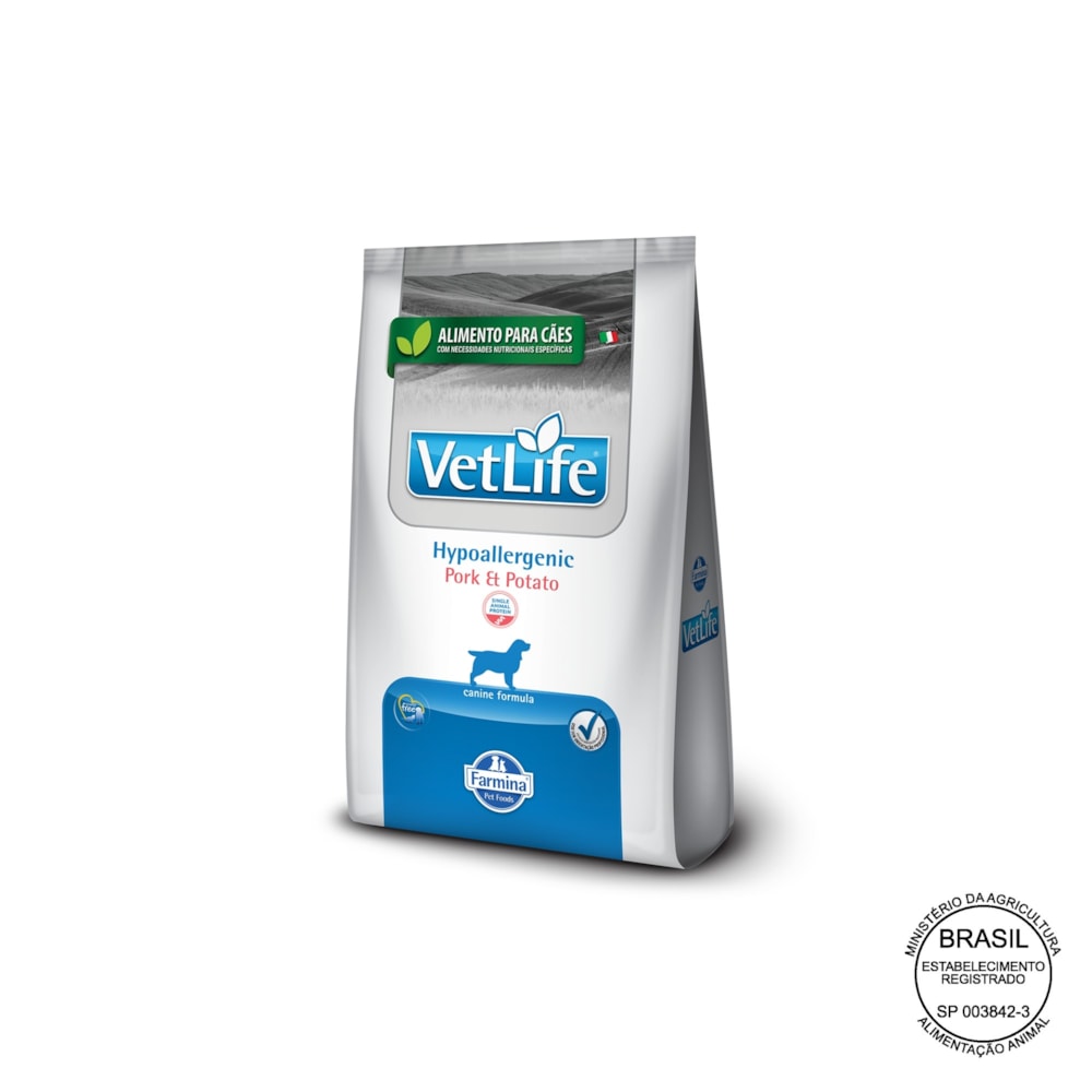 Ra o Seca Farmina Vet Life Hypoallergenic Pork Potato Para C es ra-o-seca-farmina-vet-life-hypoallergenic-pork-potato-para-c-es