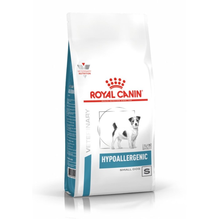 Ração Seca Royal Canin Veterinary Diet Hypoallergenic Small Dog para Cães Pequenos com Sensibilidades Alimentares - 7,5 Kg