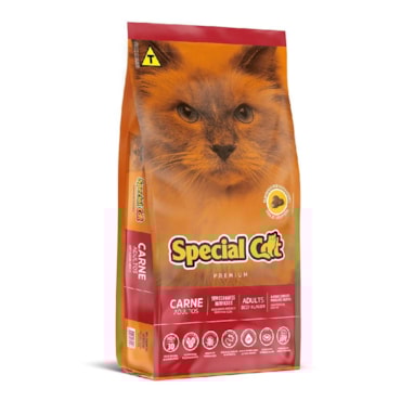 Ração Special Cat Premium Gatos Adultos Carne