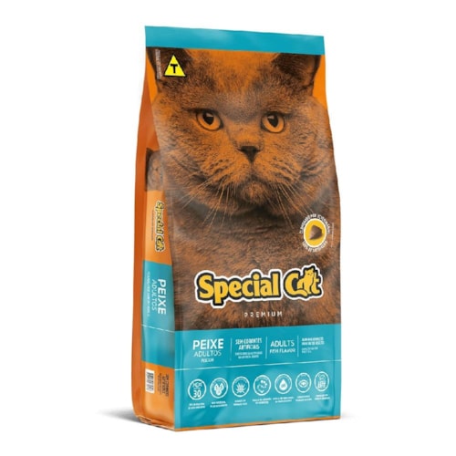 Ração Special Cat Premium Gatos Adultos Peixe
