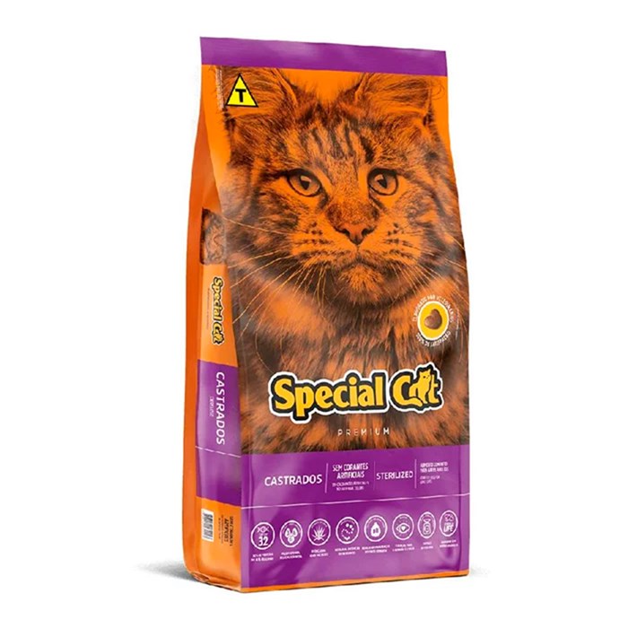 Ração Special Cat Premium Gatos Castrados 1,0 kg