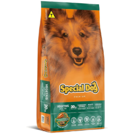 Ração Special Dog Junior Para Cães Filhotes Sabor Vegetais 20KG