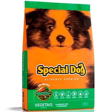 Ração Special Dog Junior Para Cães Filhotes Sabor Vegetais