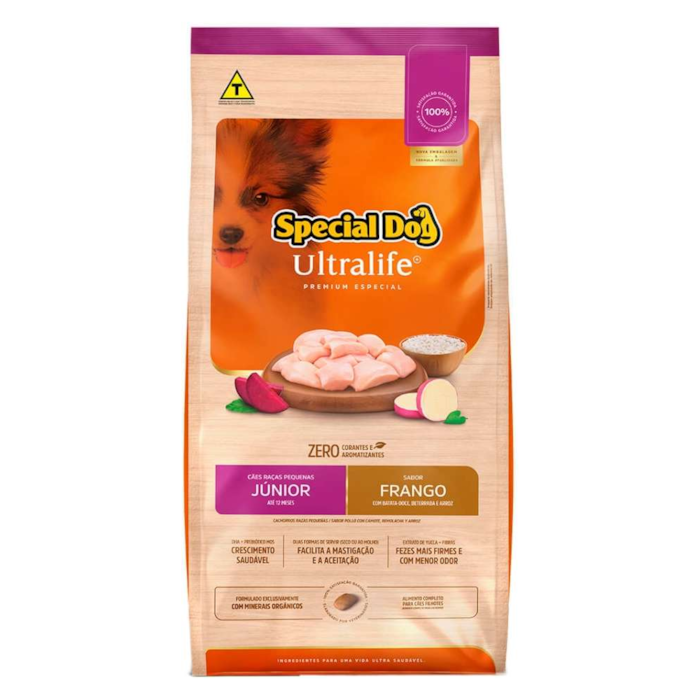 Ração Special Dog Junior Premium Cães Filhotes Raças Pequenas 15KG