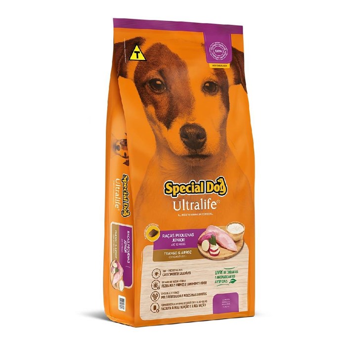 Ração Special Dog Junior Premium Cães Filhotes Raças Pequenas 3,0 kg