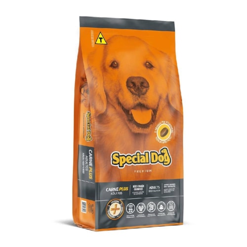 Ração Special Dog Premium Cães Adultos Carne Plus 20,0 kg