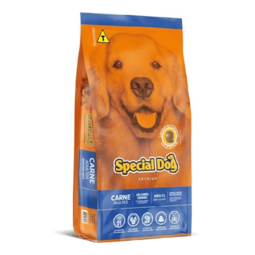 Ração Special Dog Premium Carne Cães Adultos 10,1 kg