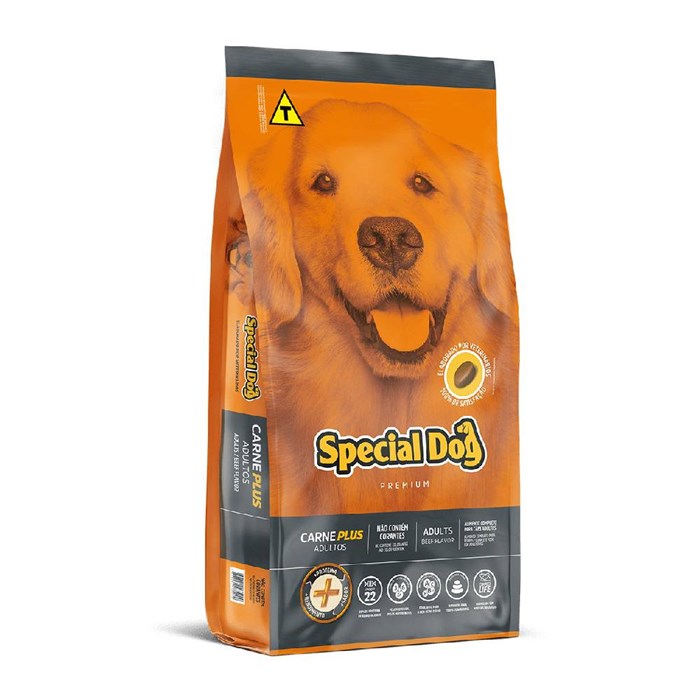 Ração Special Dog Premium Para Cães Adultos Sabor Carne Plus