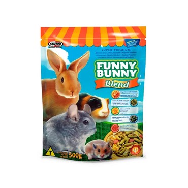 Ração Supra Funny Bunny Blend para Coelhos e Roedores 500g