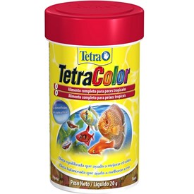 Ração Tetra Color Flakes para Peixes 20g