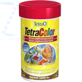 Ração Tetra Color Flakes para Peixes 20g