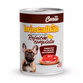 Ração Úmida Brincalhão Pet para Cães Adultos Sabor Carne 280g