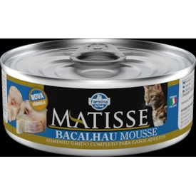 Ração Úmida Farmina Matisse para Gatos Adultos de Todas as Raças Sabor Bacalhau 85g